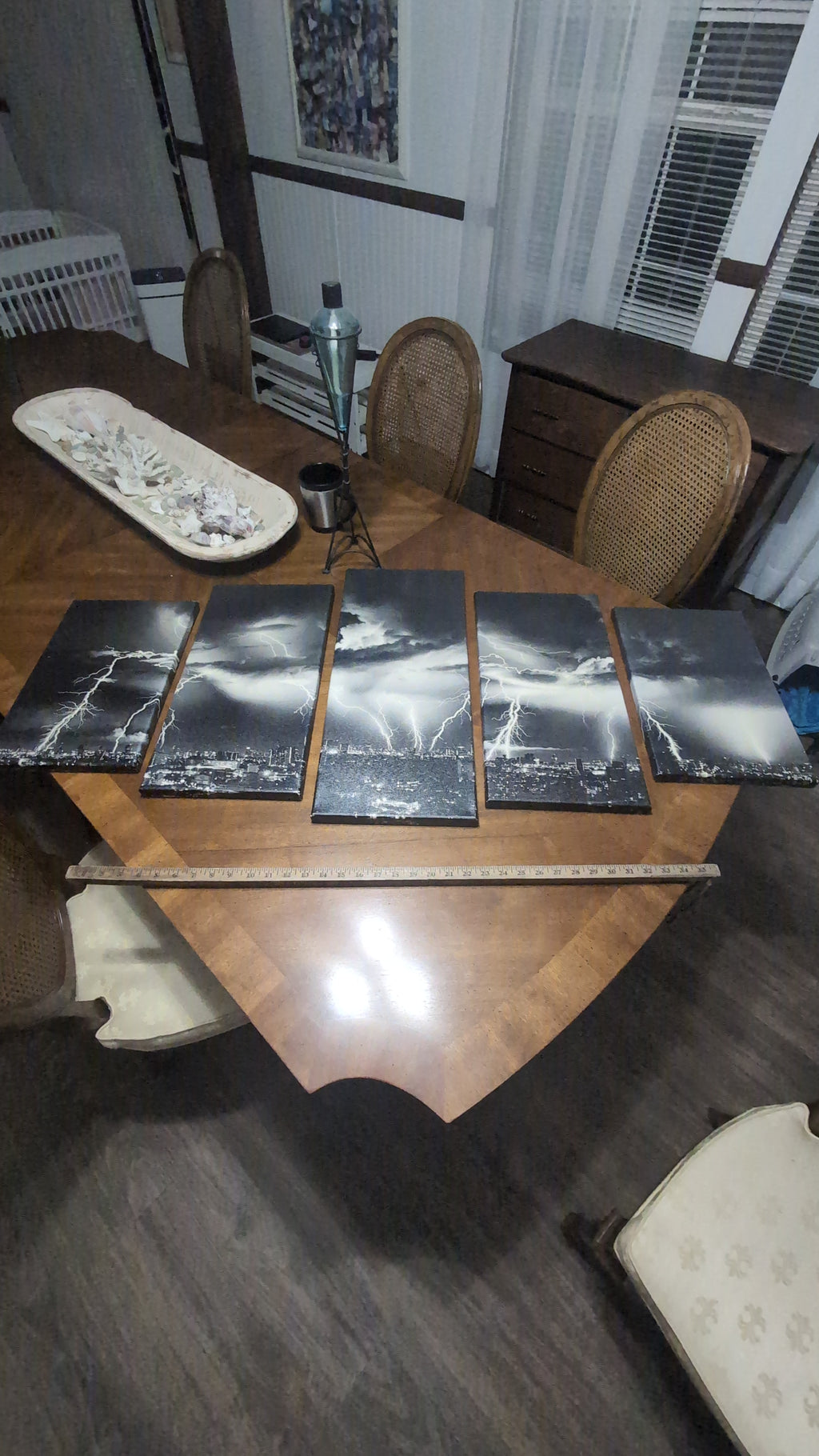 "Lightning Storm Over the City"