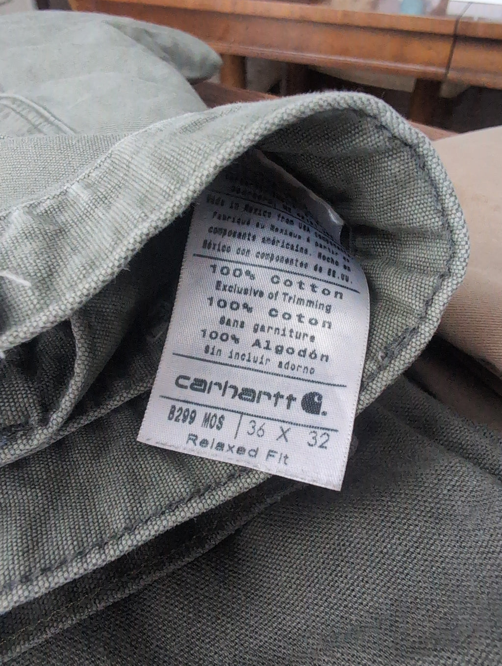 Carhartt Relaxed Fit Work Pants - Sage Green